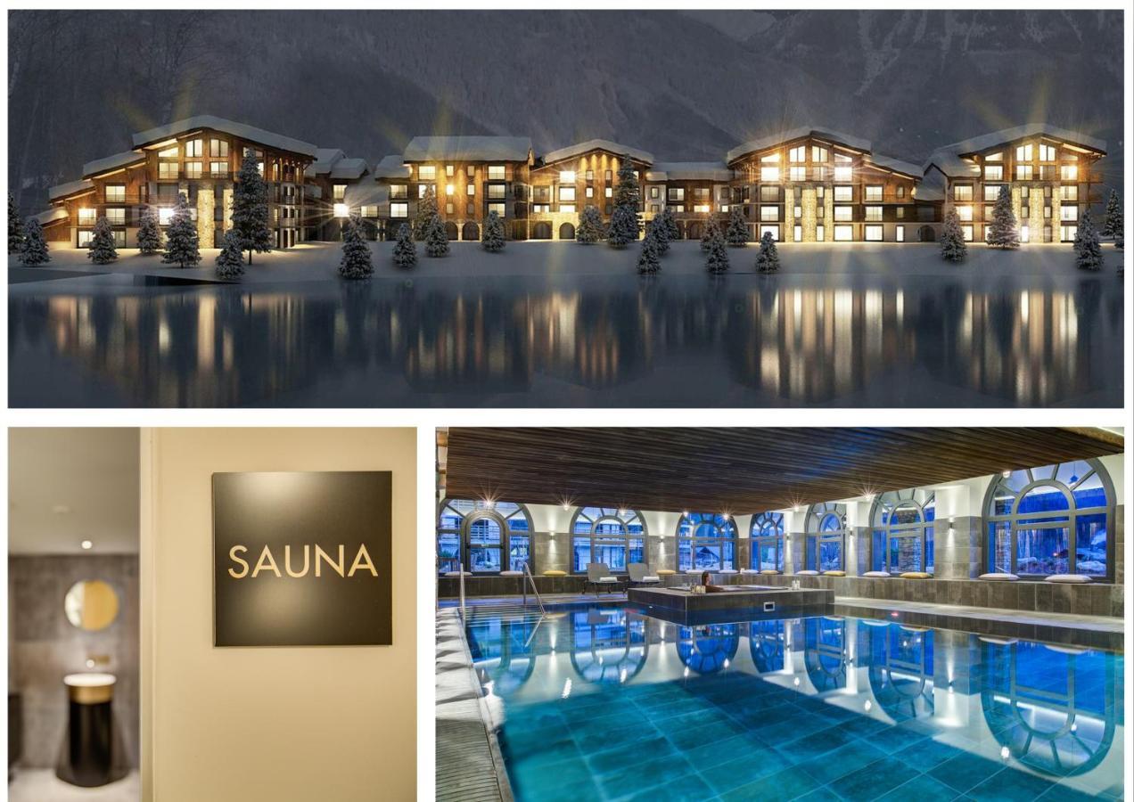 Thedrus Luxury Apt, Swimming Pool, Spa & More Chamonix Exteriör bild