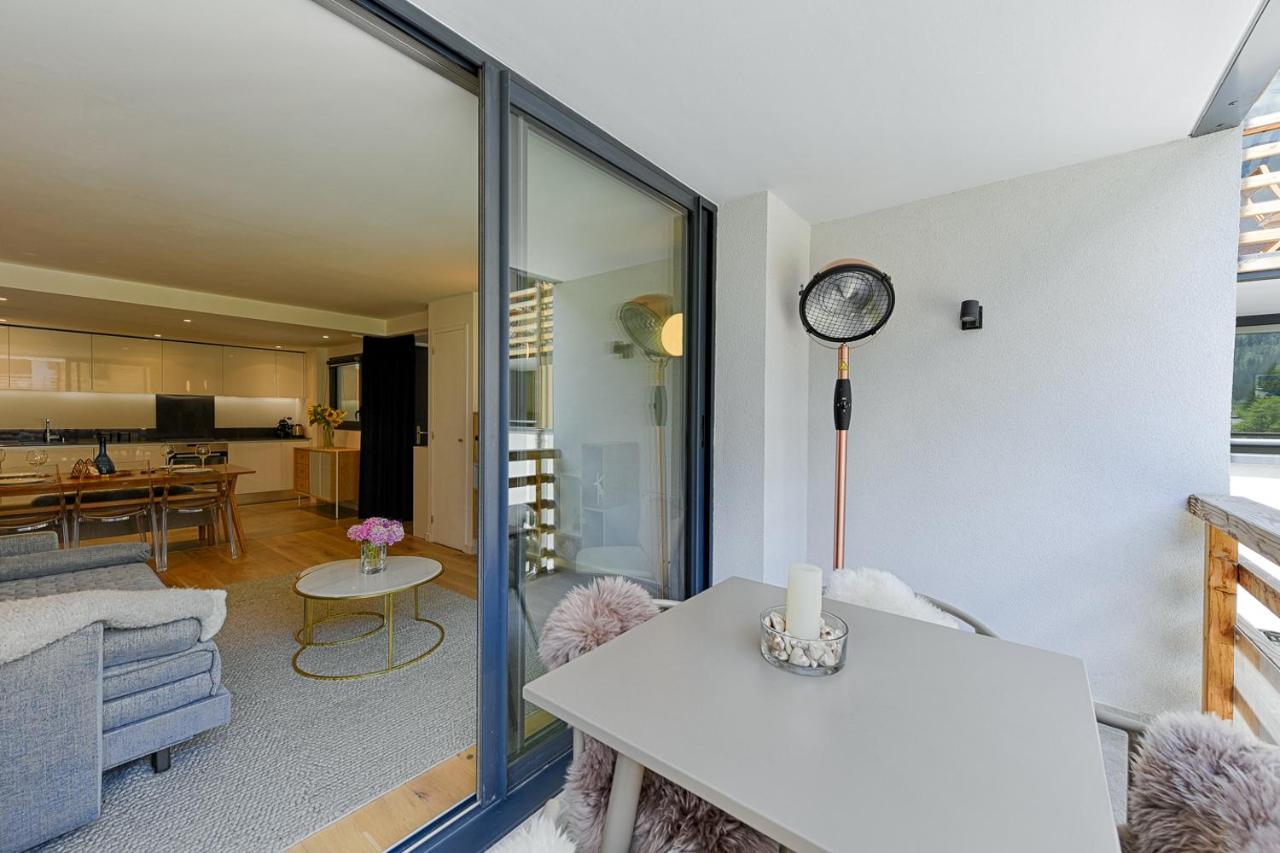 Thedrus Luxury Apt, Swimming Pool, Spa & More Chamonix Exteriör bild